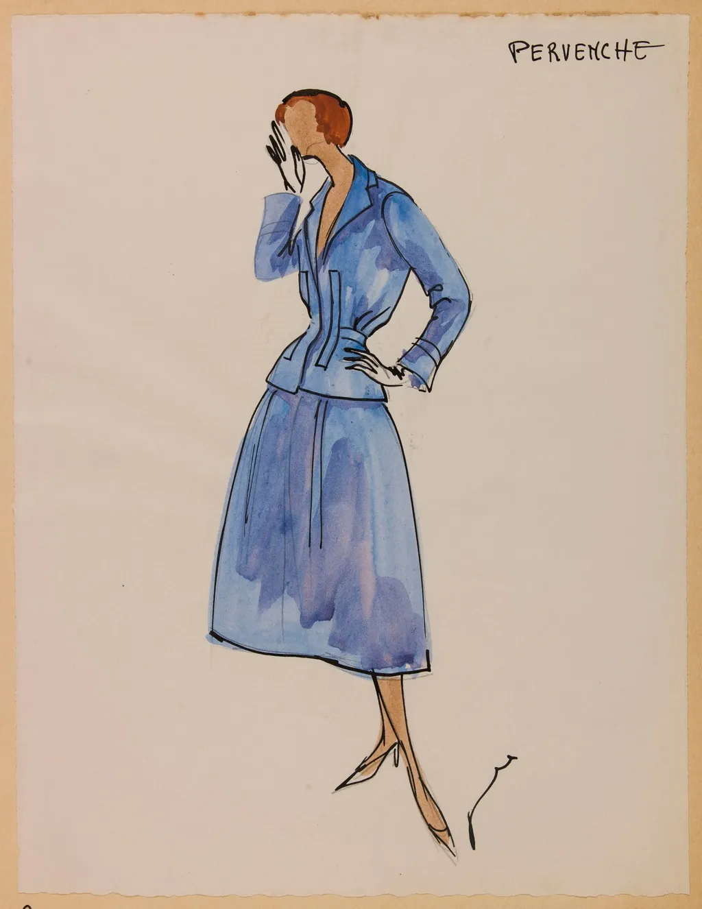 Pervenche, by Marie-Louise Carven, 1956