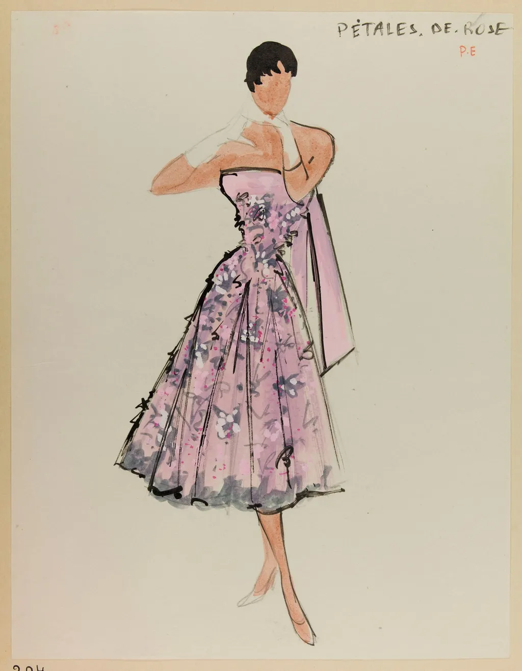 Pétales de rose, by Marie-Louise Carven, 1953