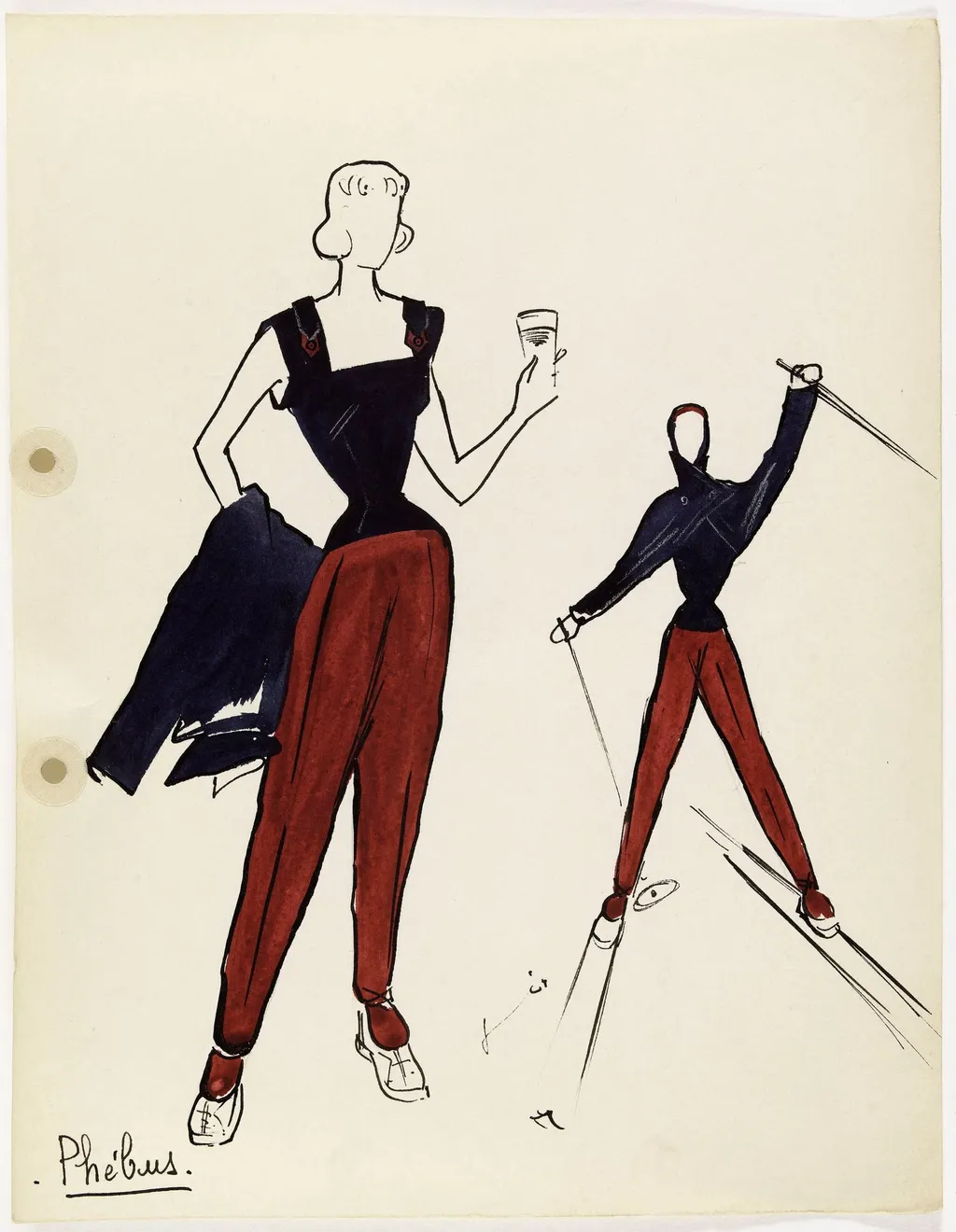 'Phébus', by Marie-Louise Carven, 1949