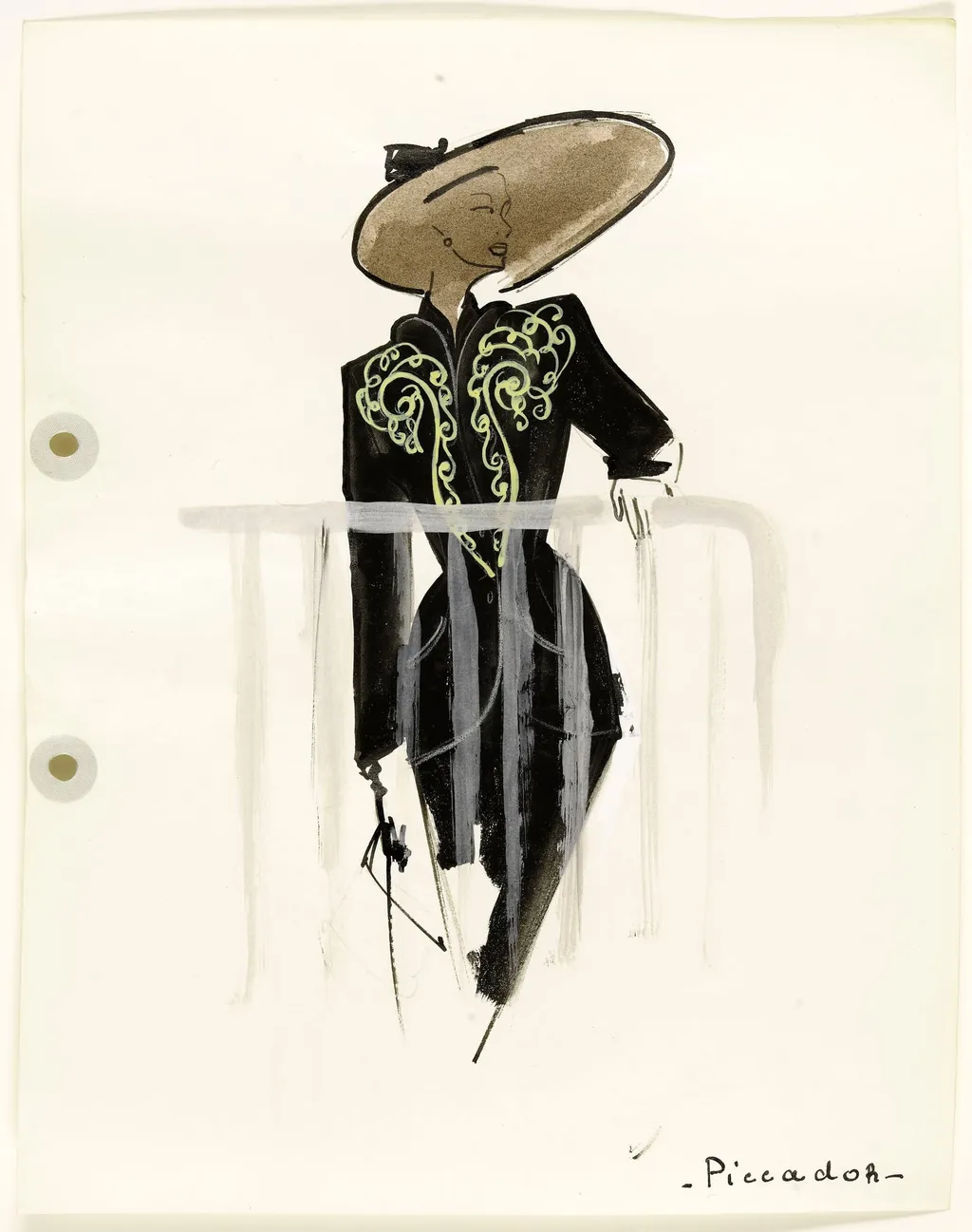 'Piccador', by Marie-Louise Carven, 1951