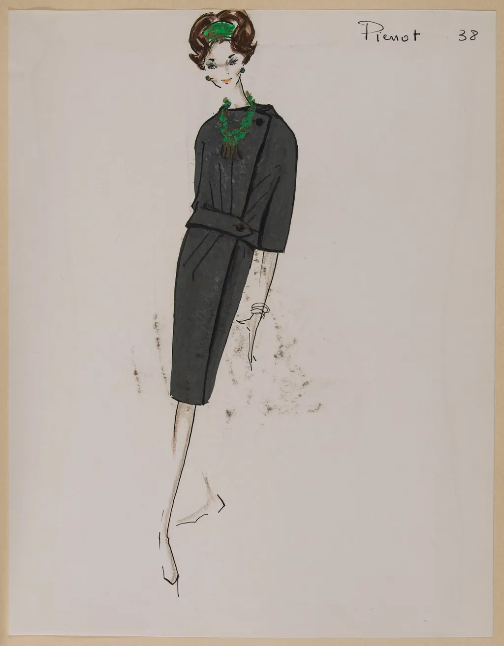 Pierrot, by Marie-Louise Carven, 1960