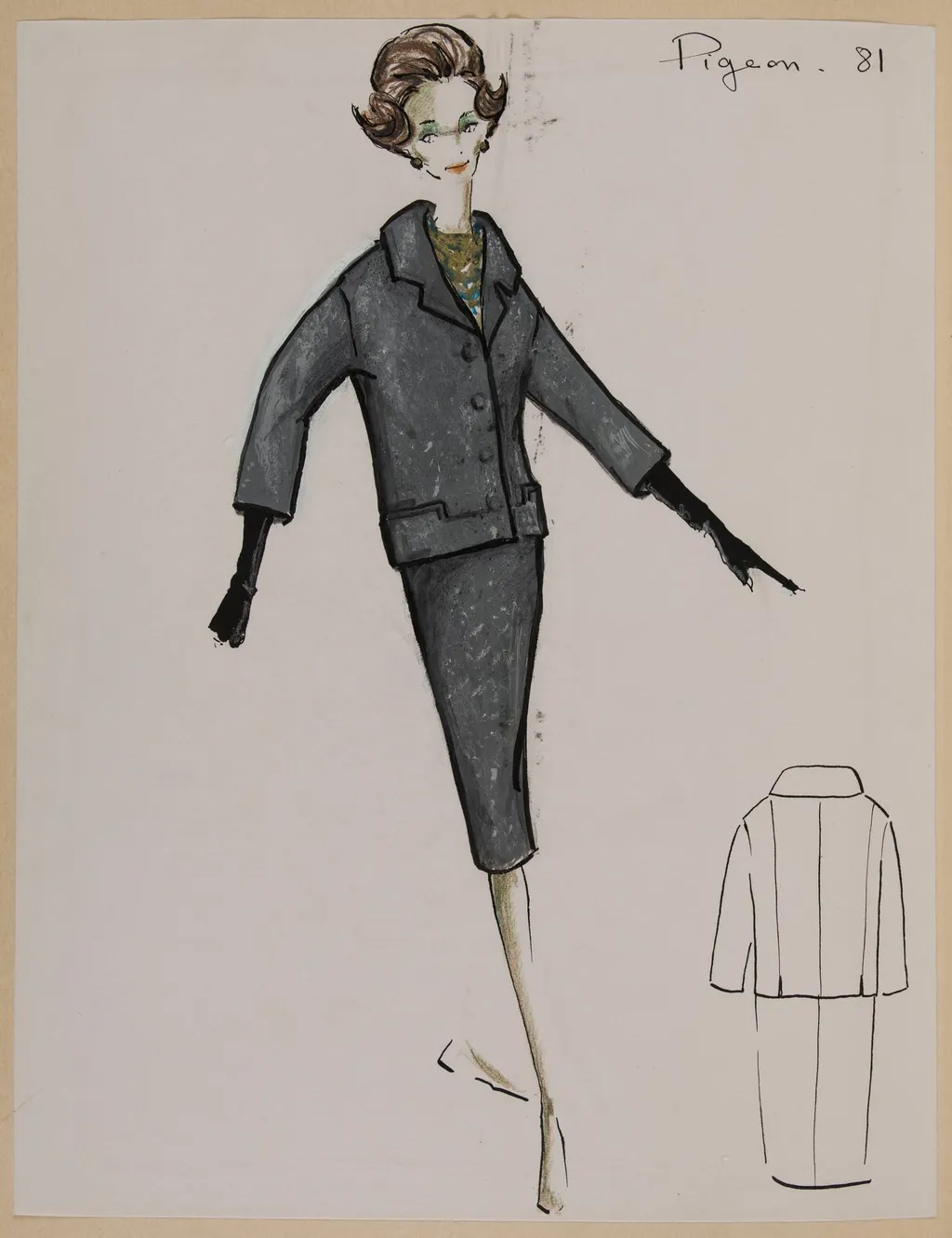 Pigeon, by Marie-Louise Carven, 1960