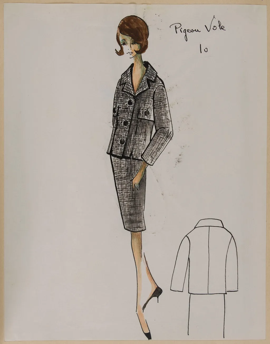Pigeon vole, by Marie-Louise Carven, 1960