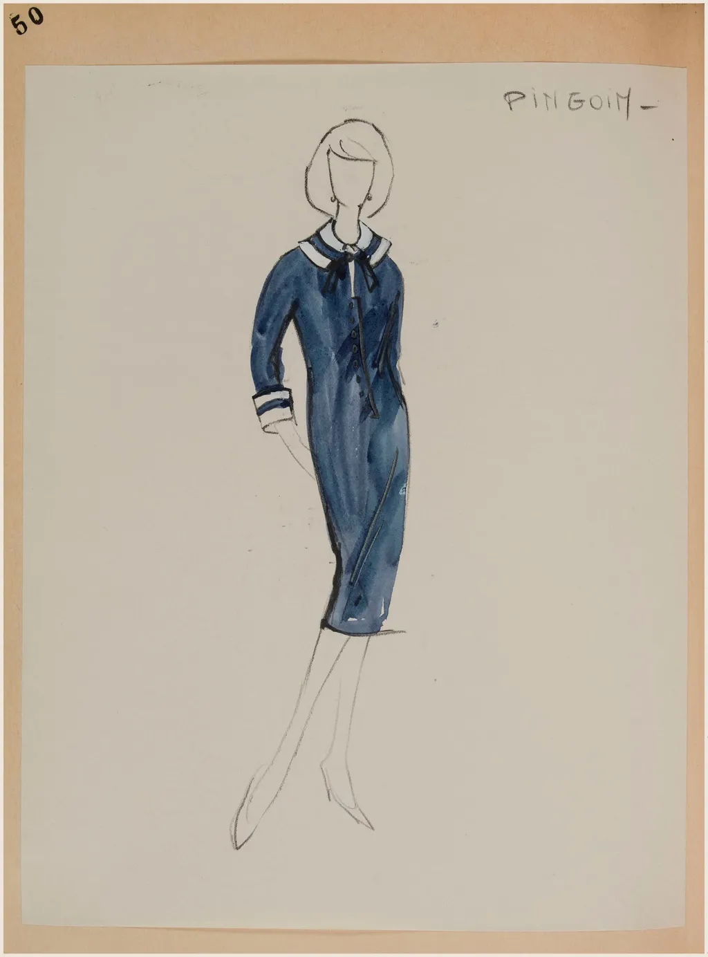 Pingouin, by Marie-Louise Carven, 1958
