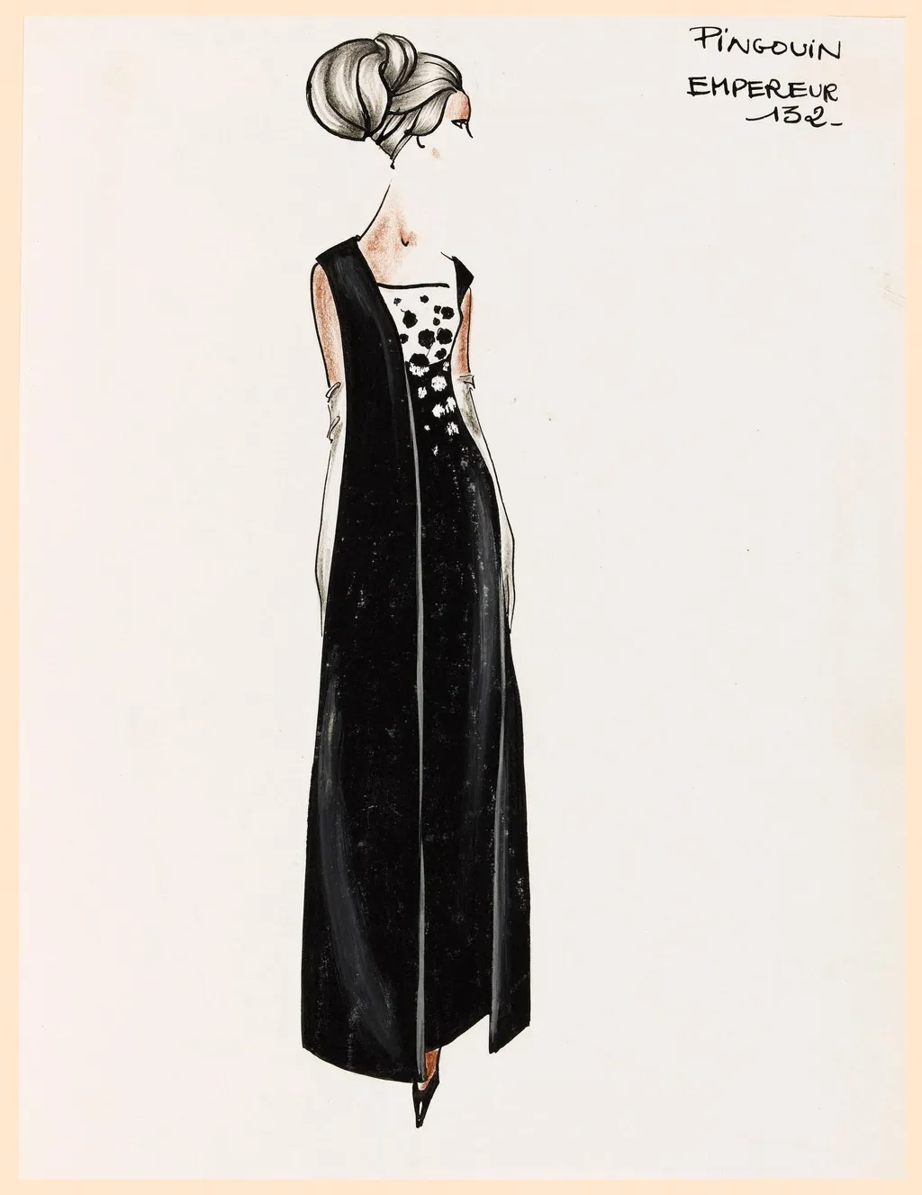 Pingouin Empereur, by Marie-Louise Carven, 1962
