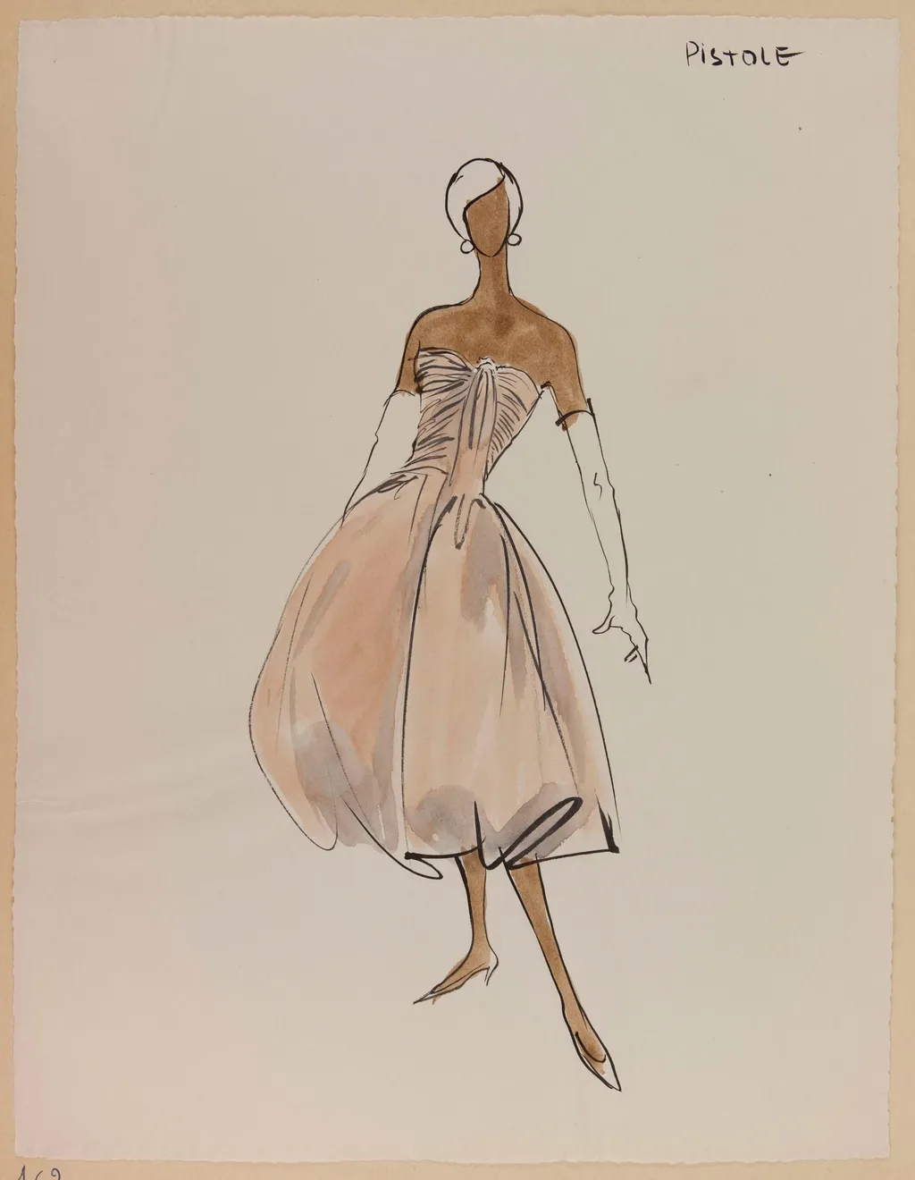 Pistole, by Marie-Louise Carven, 1956