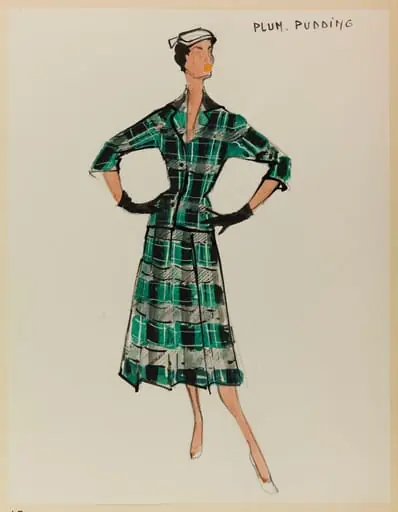 Plum pudding, by Marie-Louise Carven, 1953
