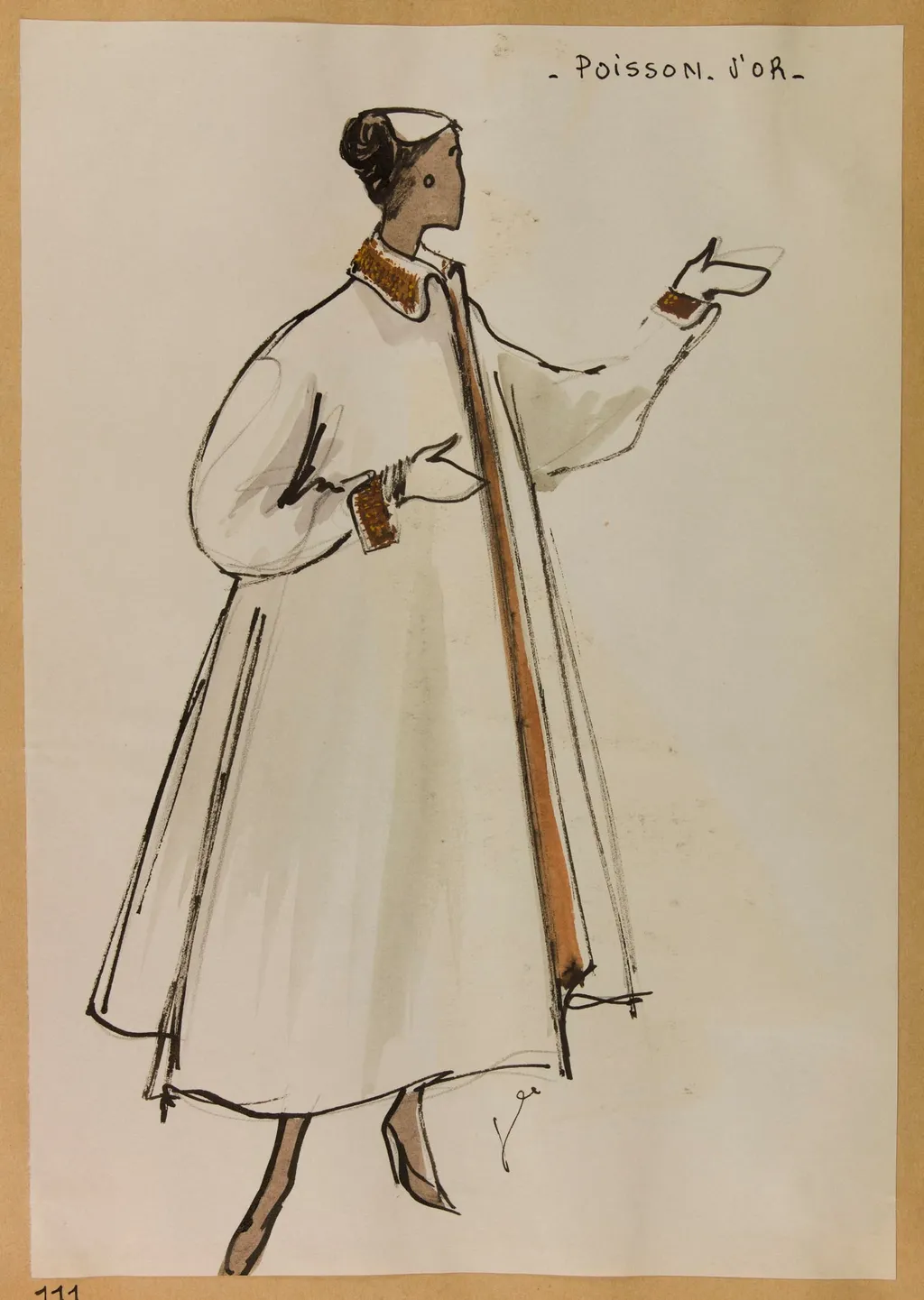 Poisson d'or, by Marie-Louise Carven, 1952