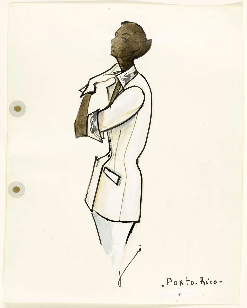 'Porto-Rico', by Marie-Louise Carven, 1951