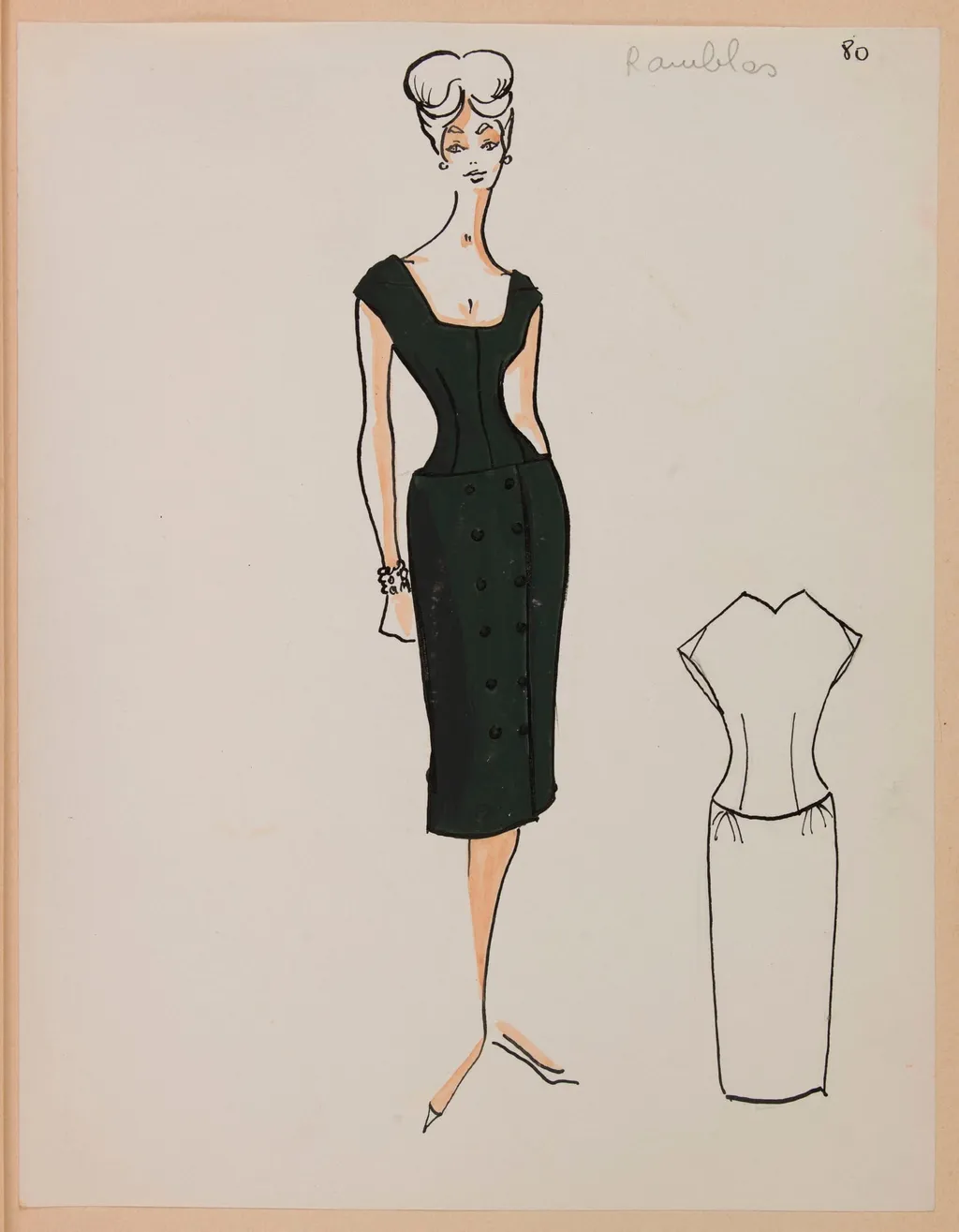Ramblas, by Marie-Louise Carven, 1958