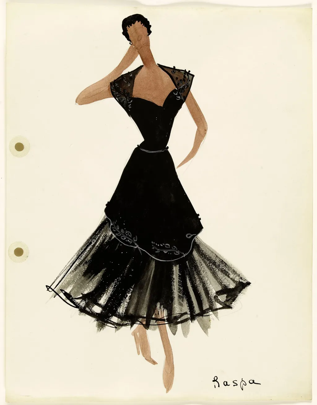 'Raspa', by Marie-Louise Carven, 1951