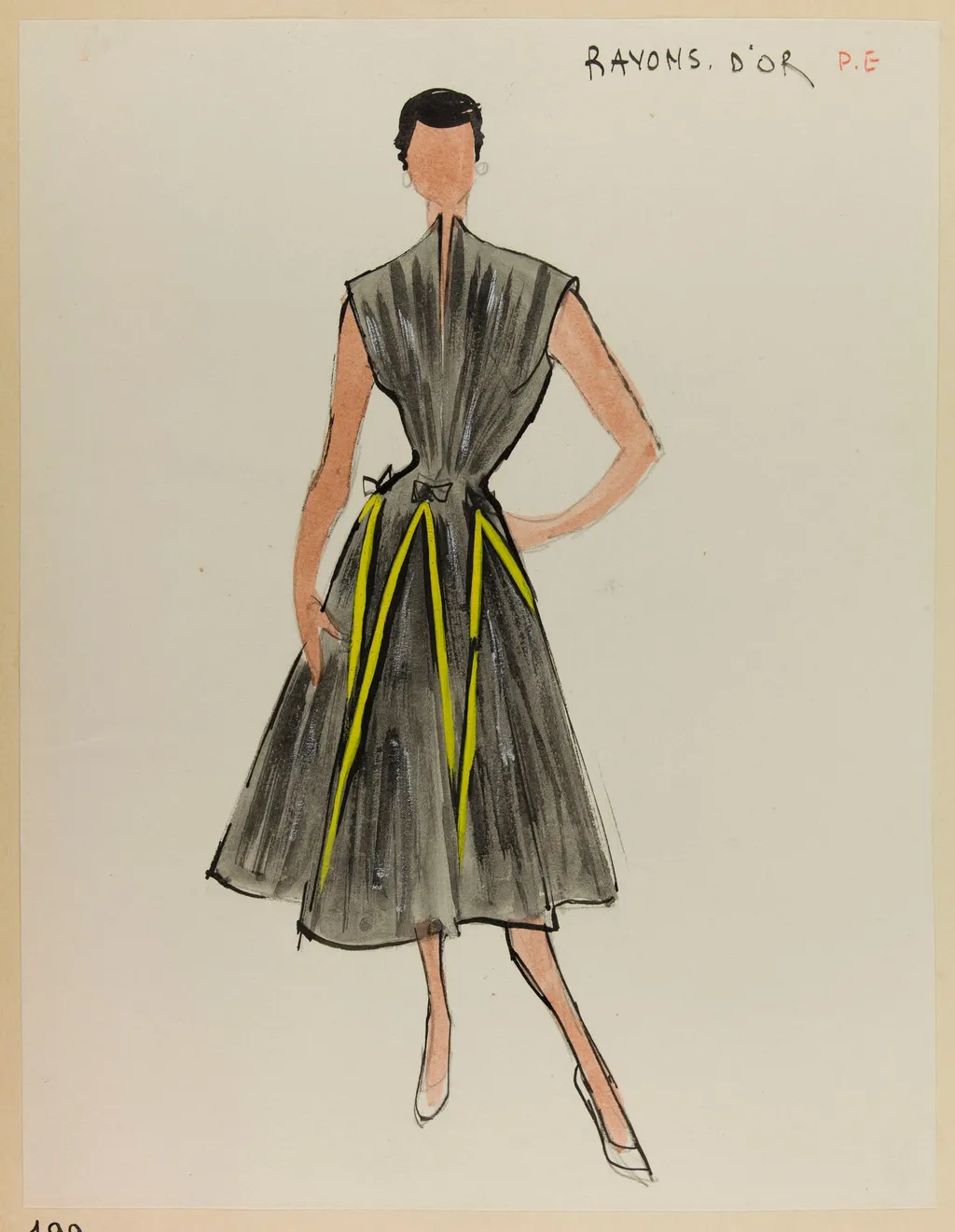 Rayons d'or, by Marie-Louise Carven, 1953