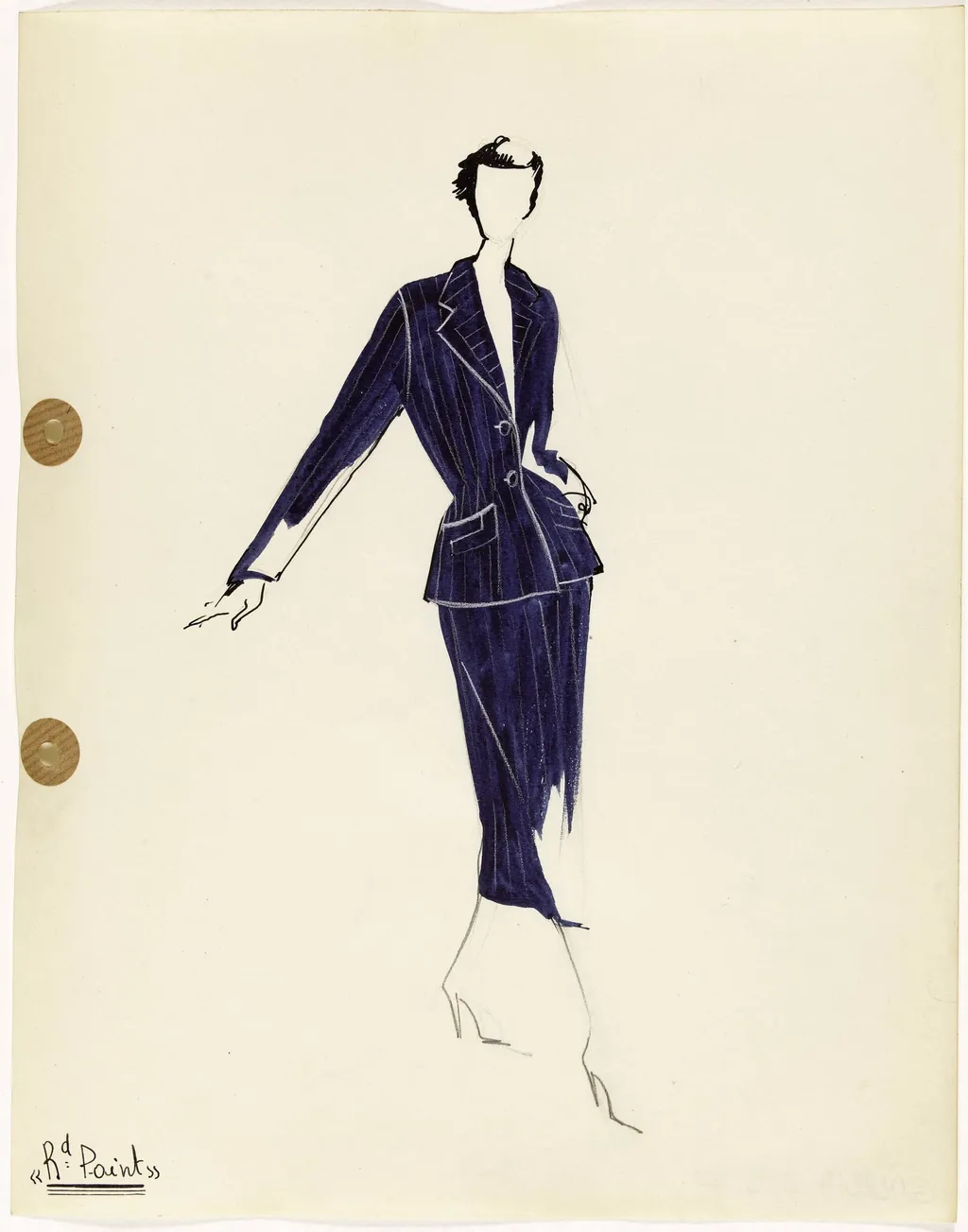 'Rd-Point', by Marie-Louise Carven, 1949