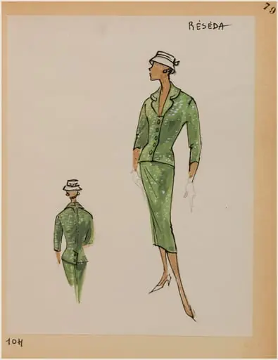 Réséda, by Marie-Louise Carven
