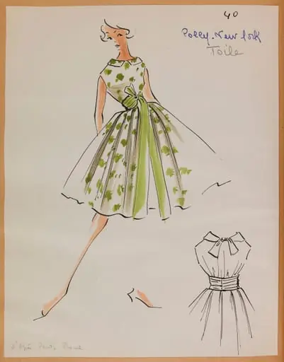 Robe sans manches blanche à motif pistache et grande ceinture pistache