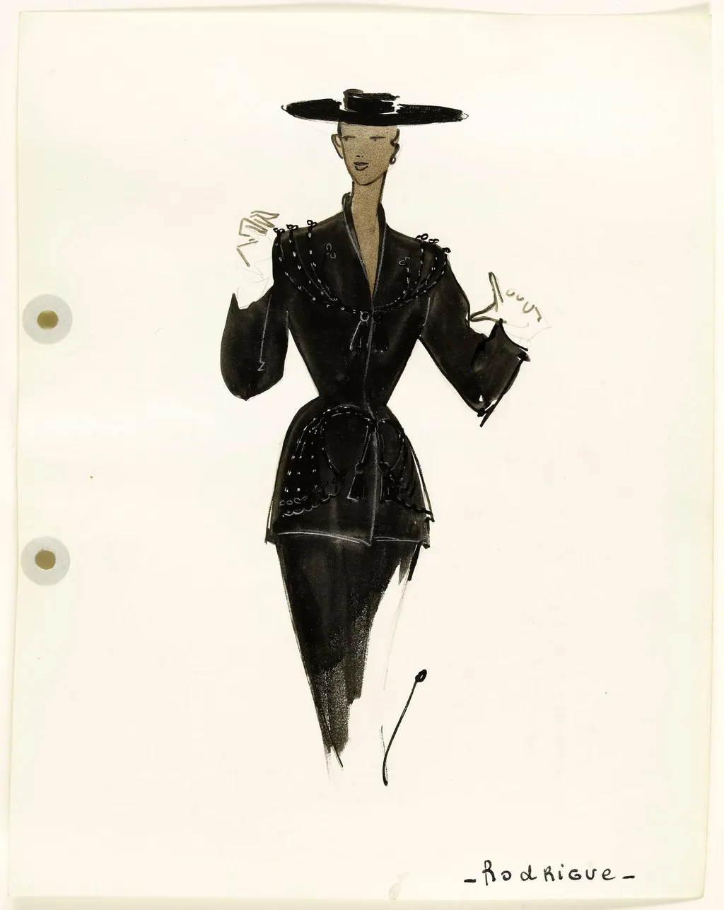 'Rodrigue', by Marie-Louise Carven, 1951
