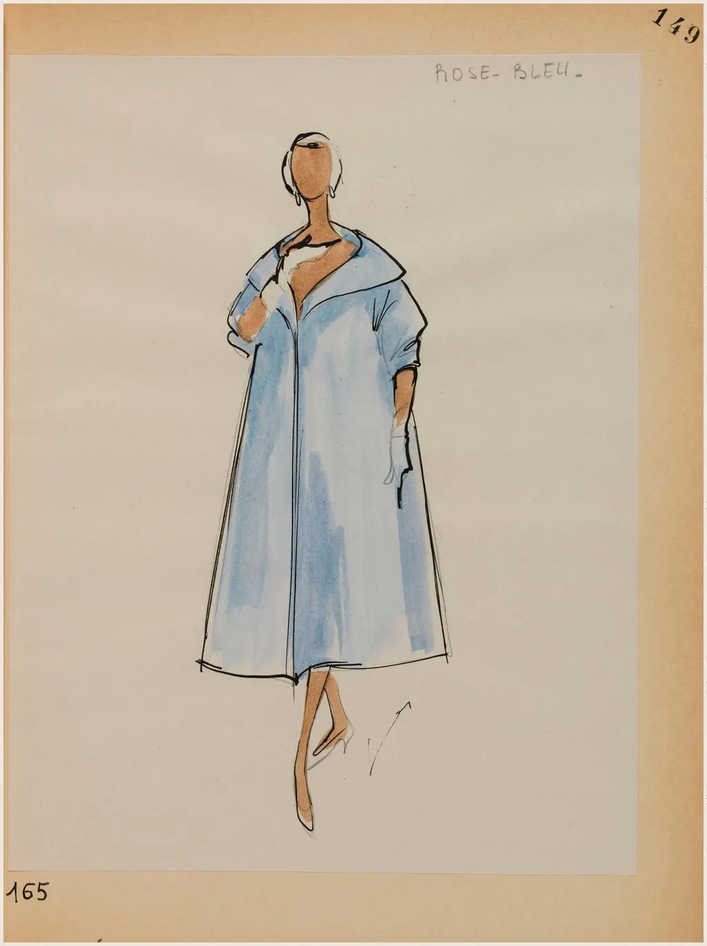 Rose bleu, by Marie-Louise Carven, 1956