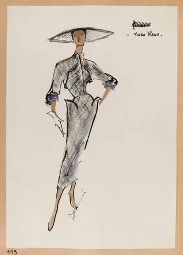 Rose bleue, by Marie-Louise Carven