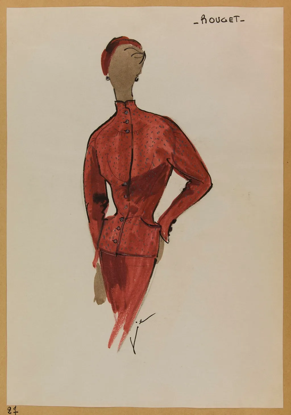 Rouget, by Marie-Louise Carven, 1952
