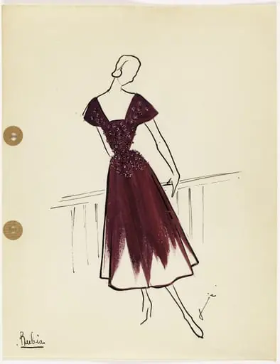 'Rubis', by Marie-Louise Carven