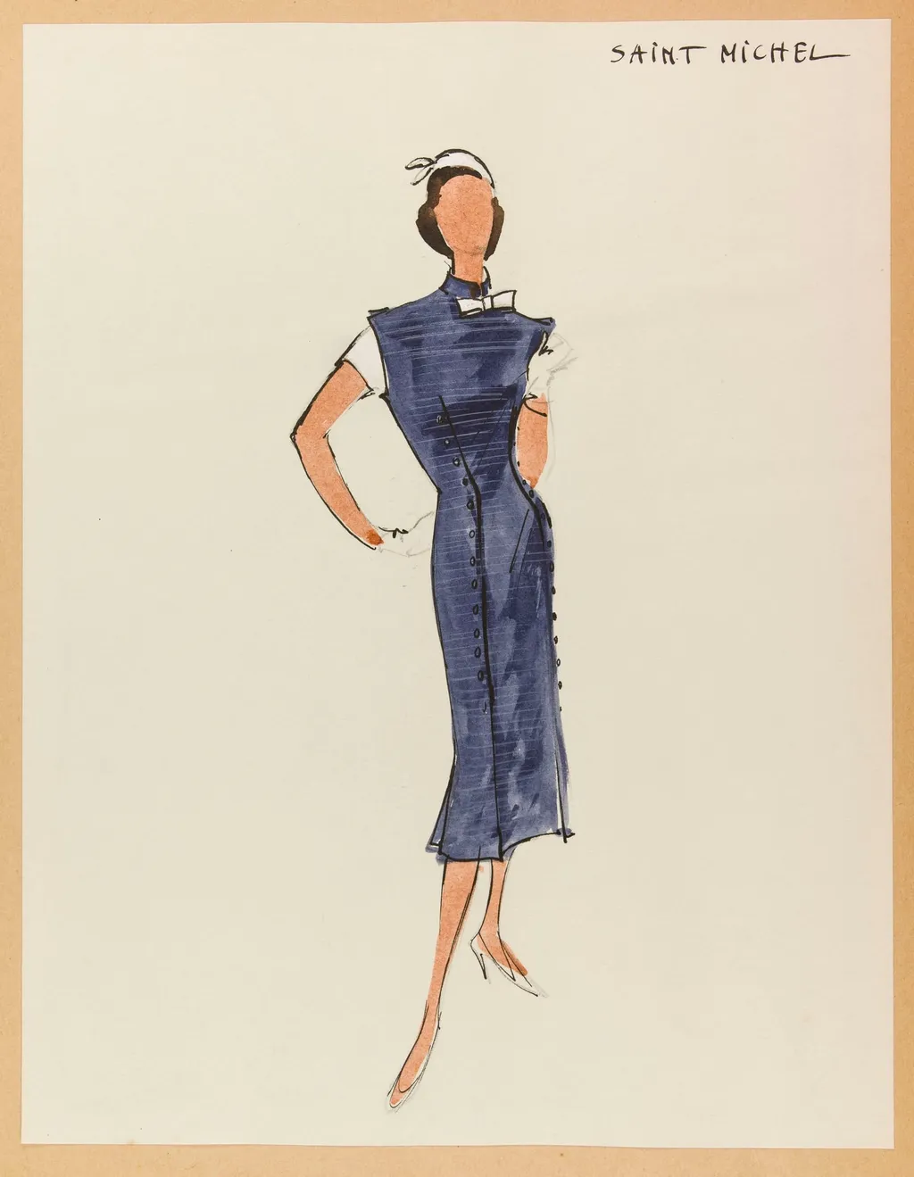 Saint Michel, by Marie-Louise Carven, 1955