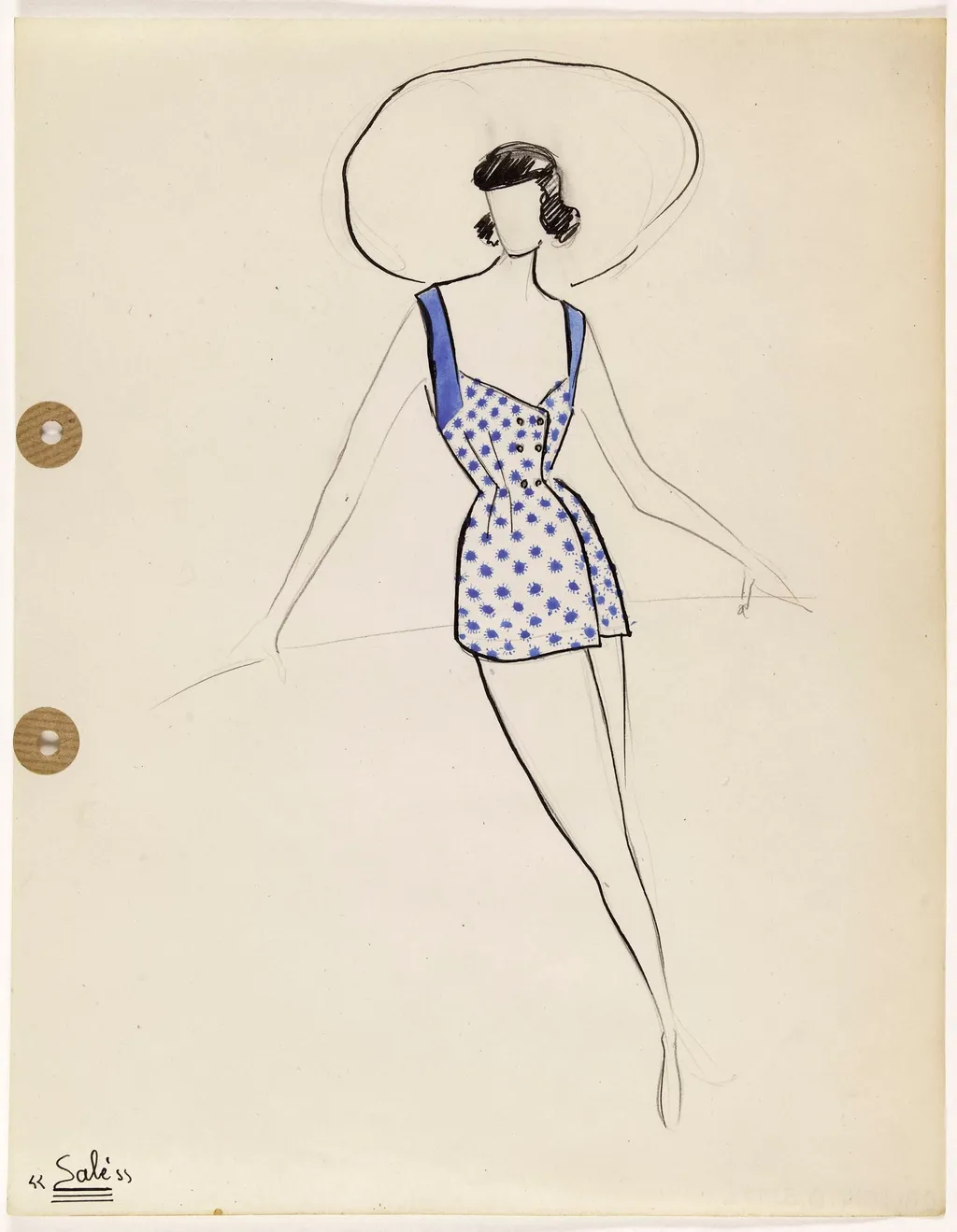'Salé', by Marie-Louise Carven, 1949