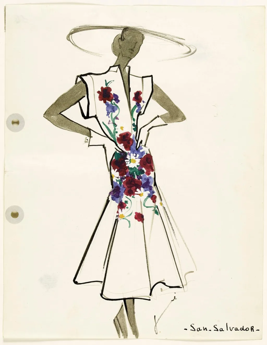 'San Salvador', by Marie-Louise Carven, 1951