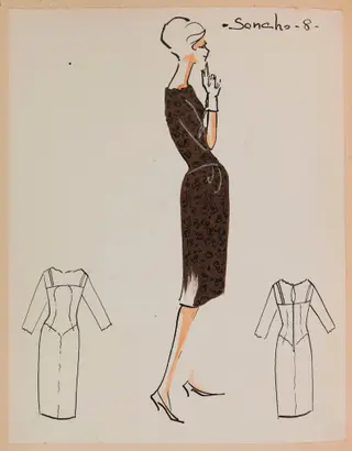 Sancho, by Marie-Louise Carven, 1958