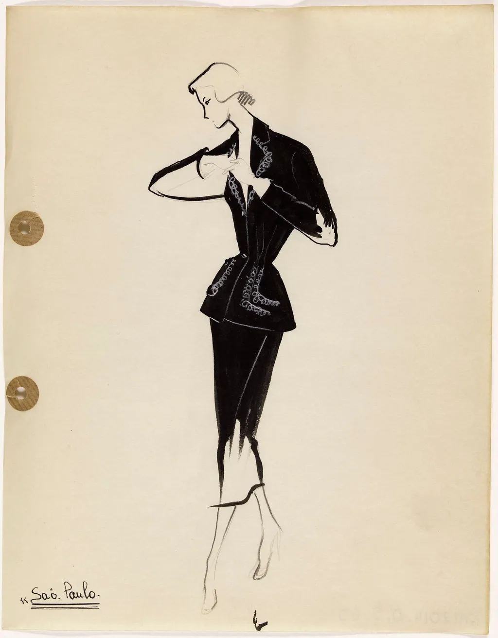 'Sao Paulo', by Marie-Louise Carven, 1949