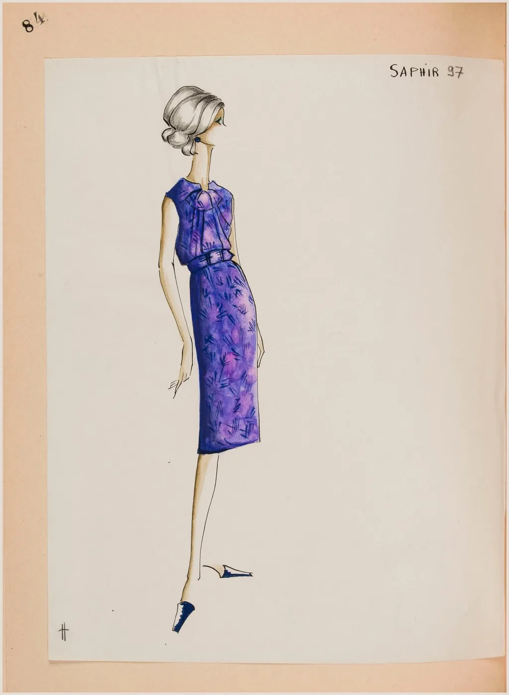 Saphir, by Marie-Louise Carven, 1963