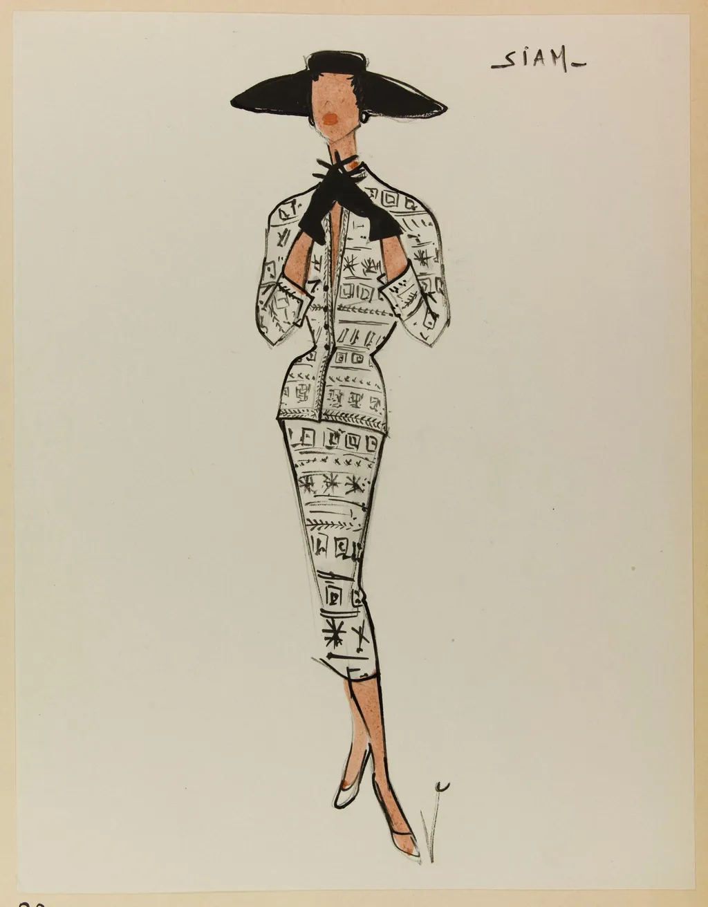 Siam, by Marie-Louise Carven, 1953