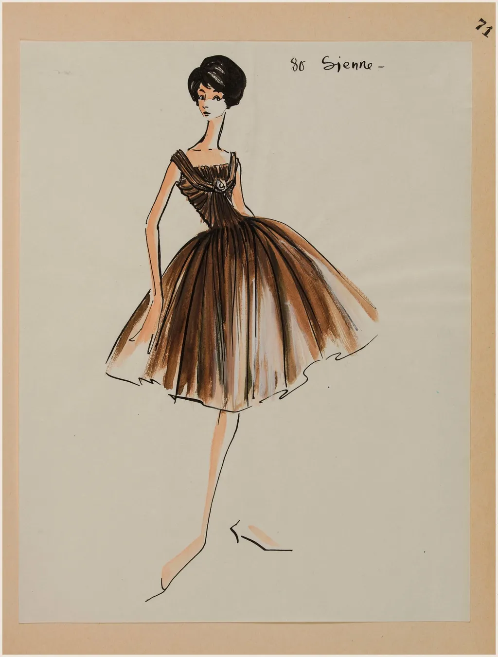 Sienne, by Marie-Louise Carven, 1958