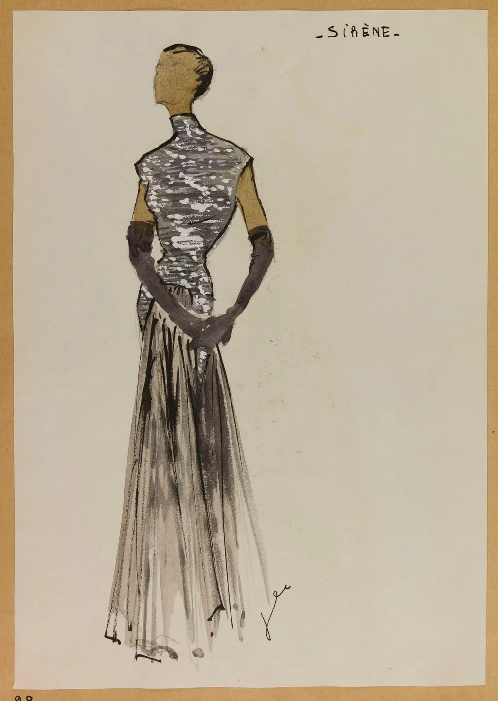 Sirène, by Marie-Louise Carven, 1952