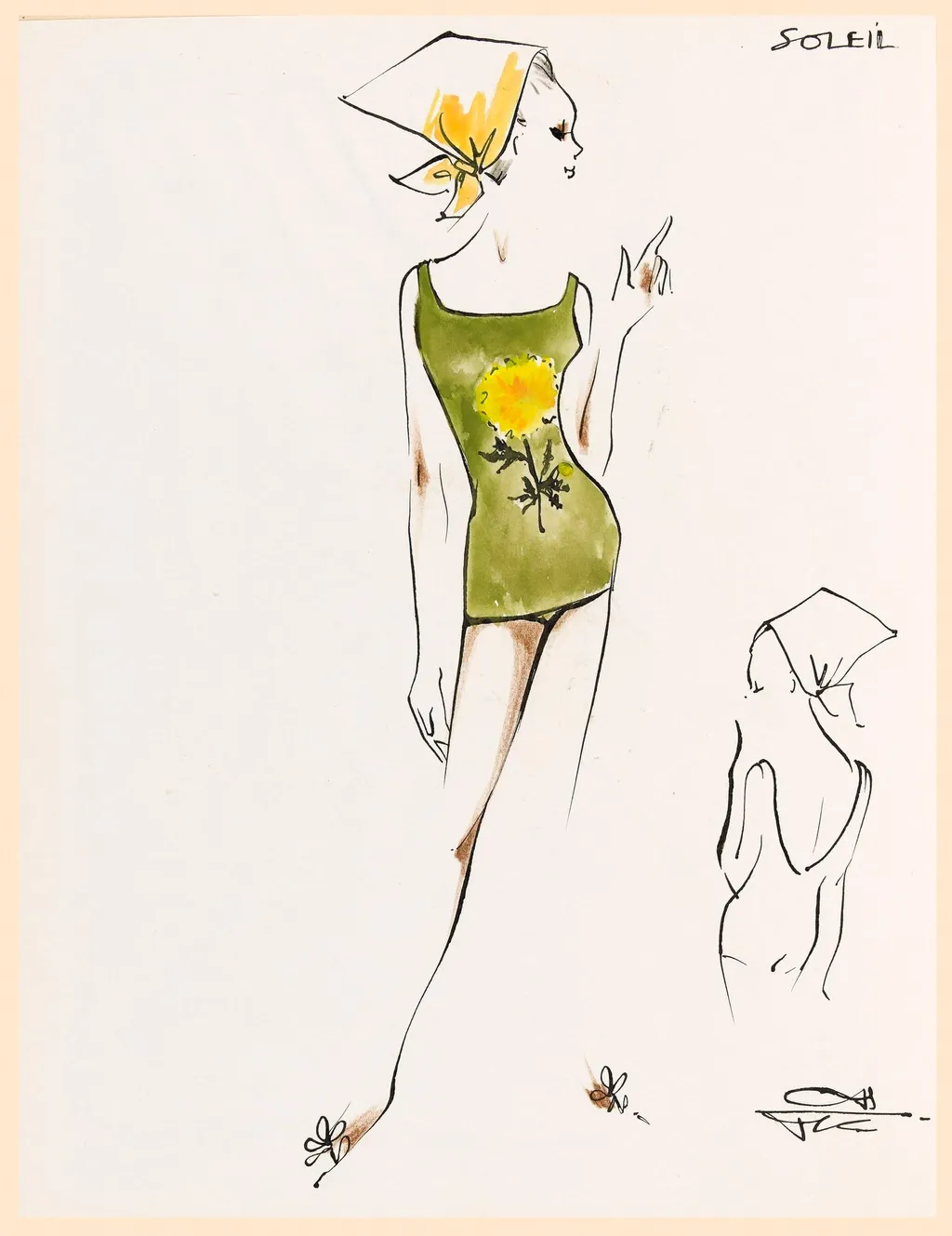 Soleil, by Marie-Louise Carven, 1964
