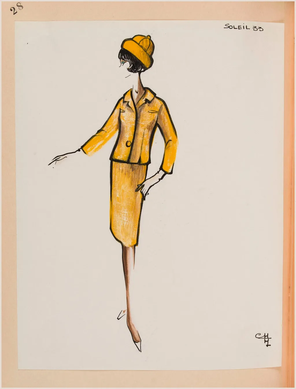 Soleil, by Marie-Louise Carven, 1963