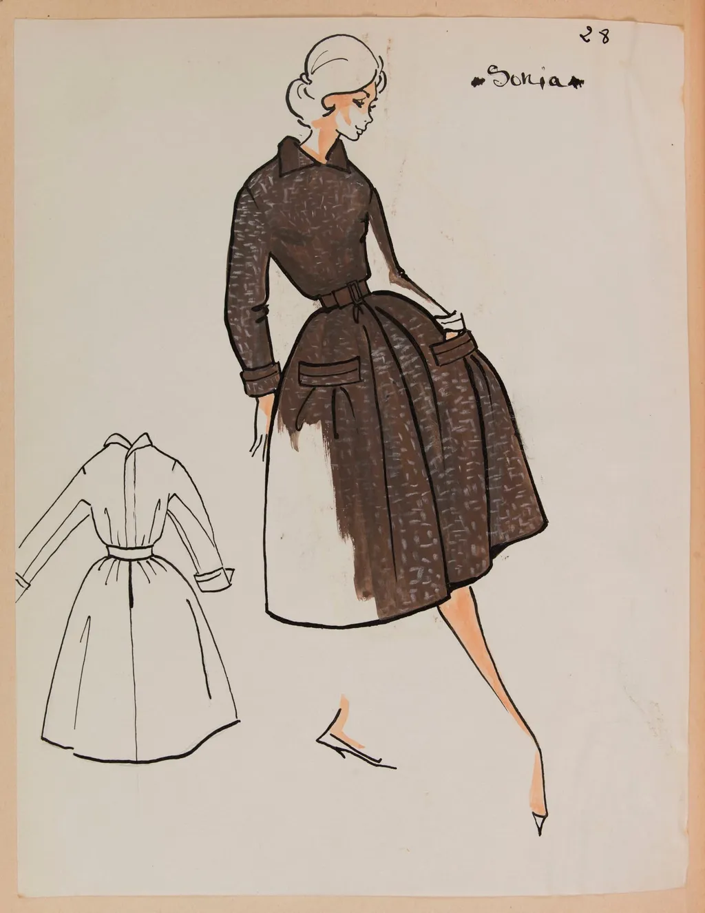 Sonia, by Marie-Louise Carven, 1958