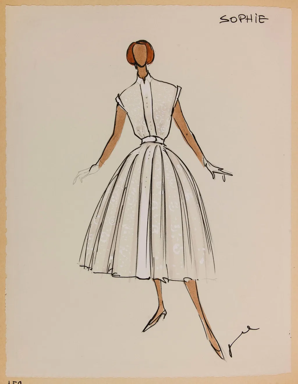 Sophie, by Marie-Louise Carven, 1956