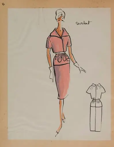 Sorbet, by Marie-Louise Carven, 1958