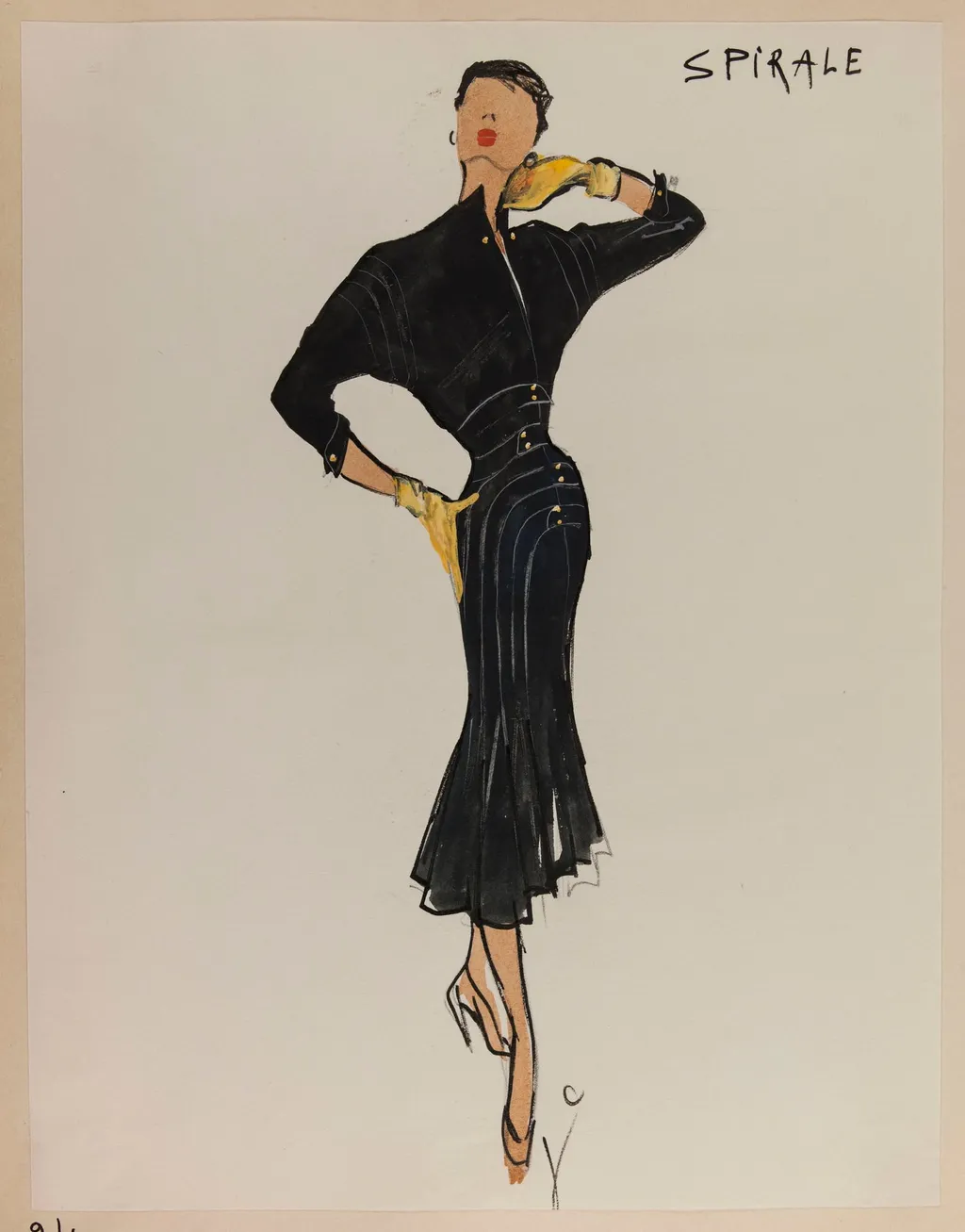 Spirale, by Marie-Louise Carven, 1952