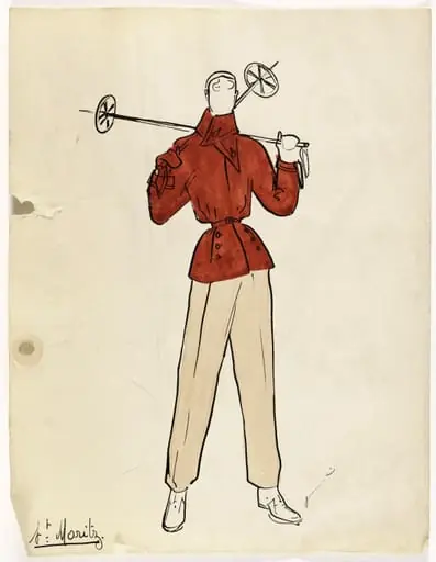 'St Moritz', by Marie-Louise Carven