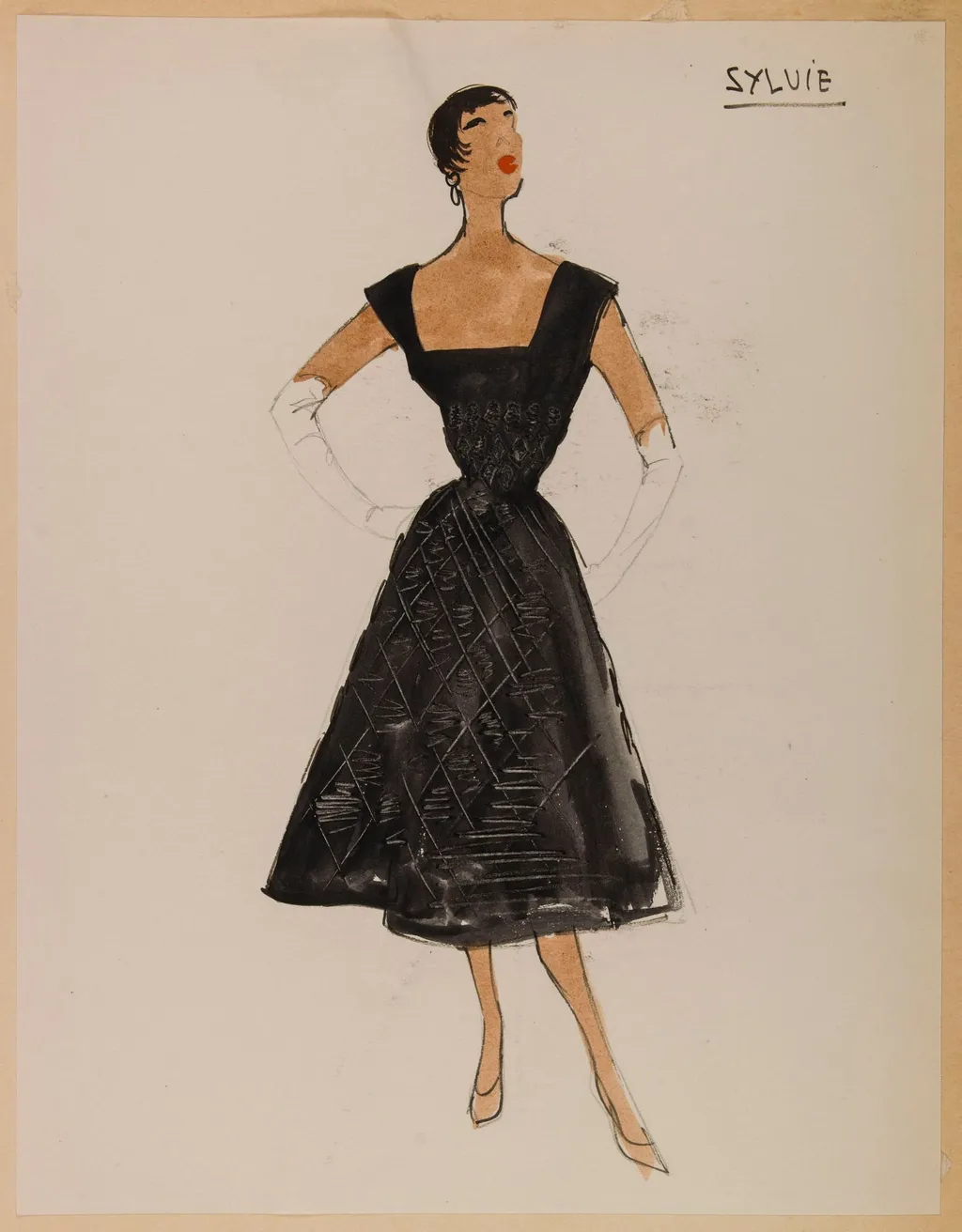 Sylvie, by Marie-Louise Carven, 1953