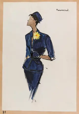 Tournesol, by Marie-Louise Carven, 1951