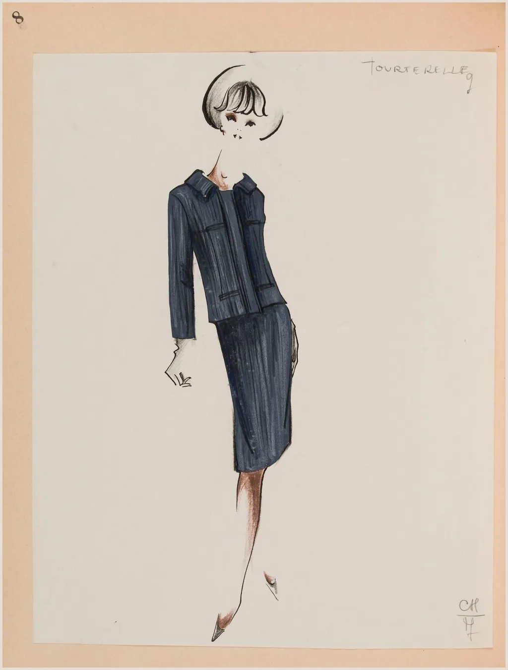 Tourterelle, by Marie-Louise Carven, 1963