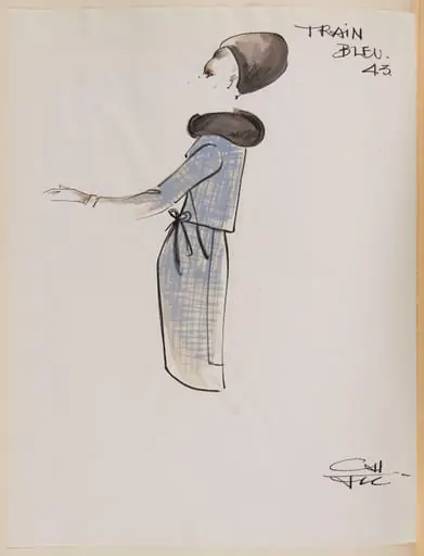Train bleu, by Marie-Louise Carven