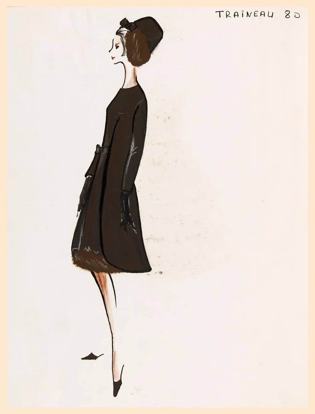 Traîneau, by Marie-Louise Carven, 1962