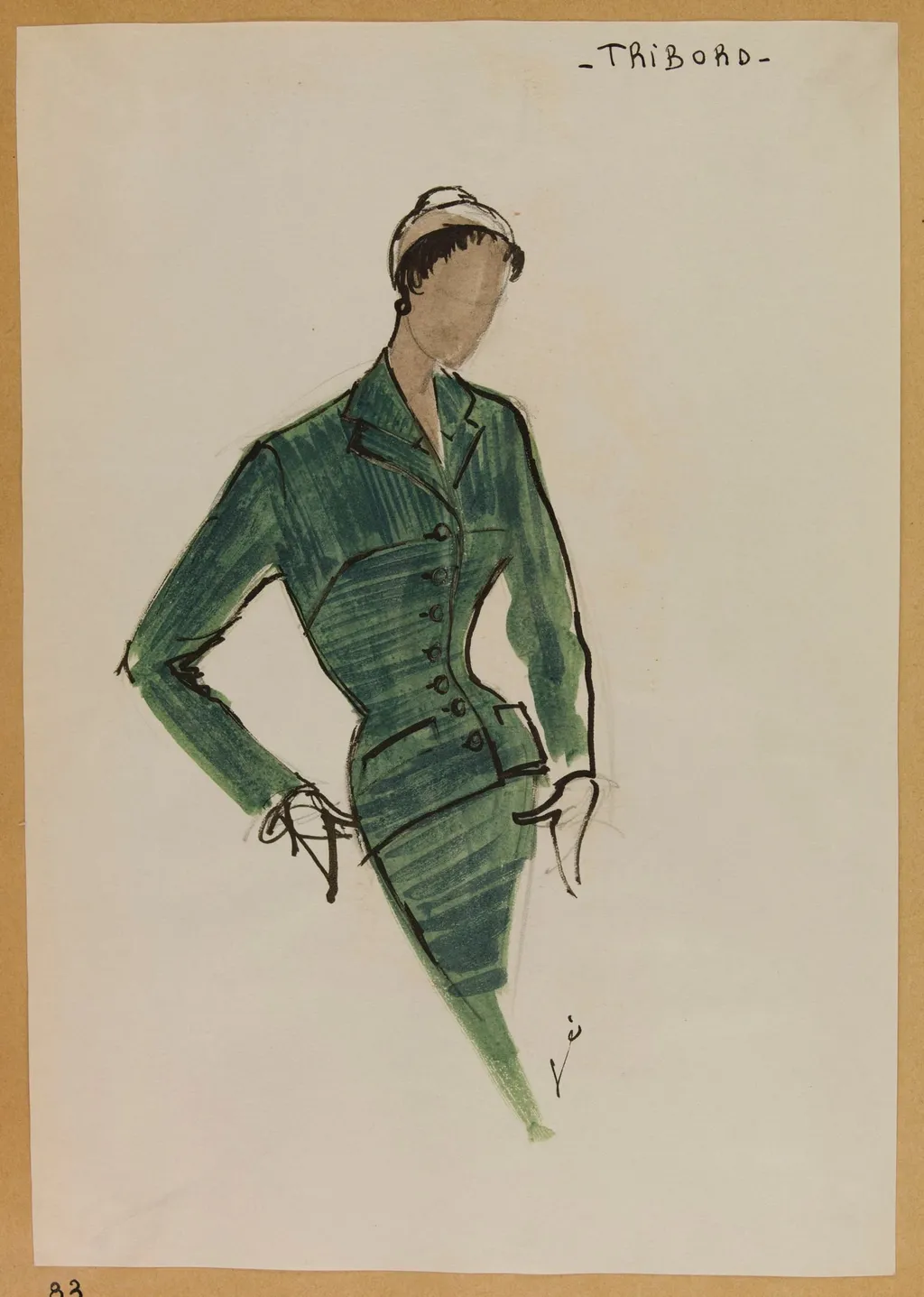 Tribord, by Marie-Louise Carven, 1952