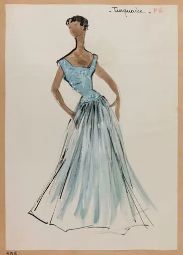 Turquoise, by Marie-Louise Carven