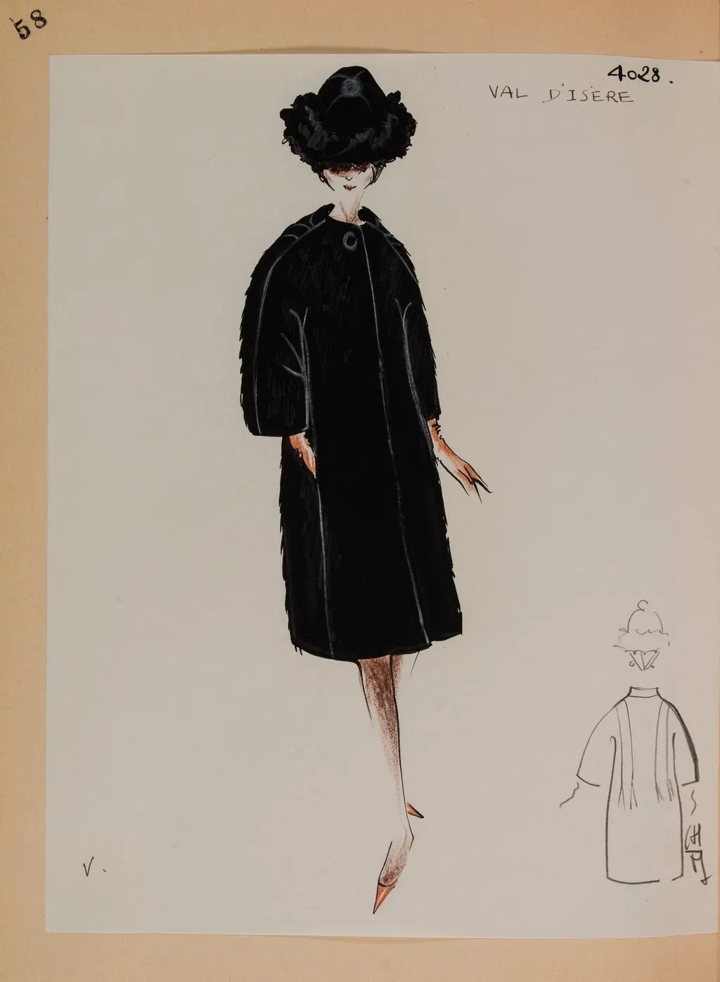 Val d'Isère, by Marie-Louise Carven, 1963