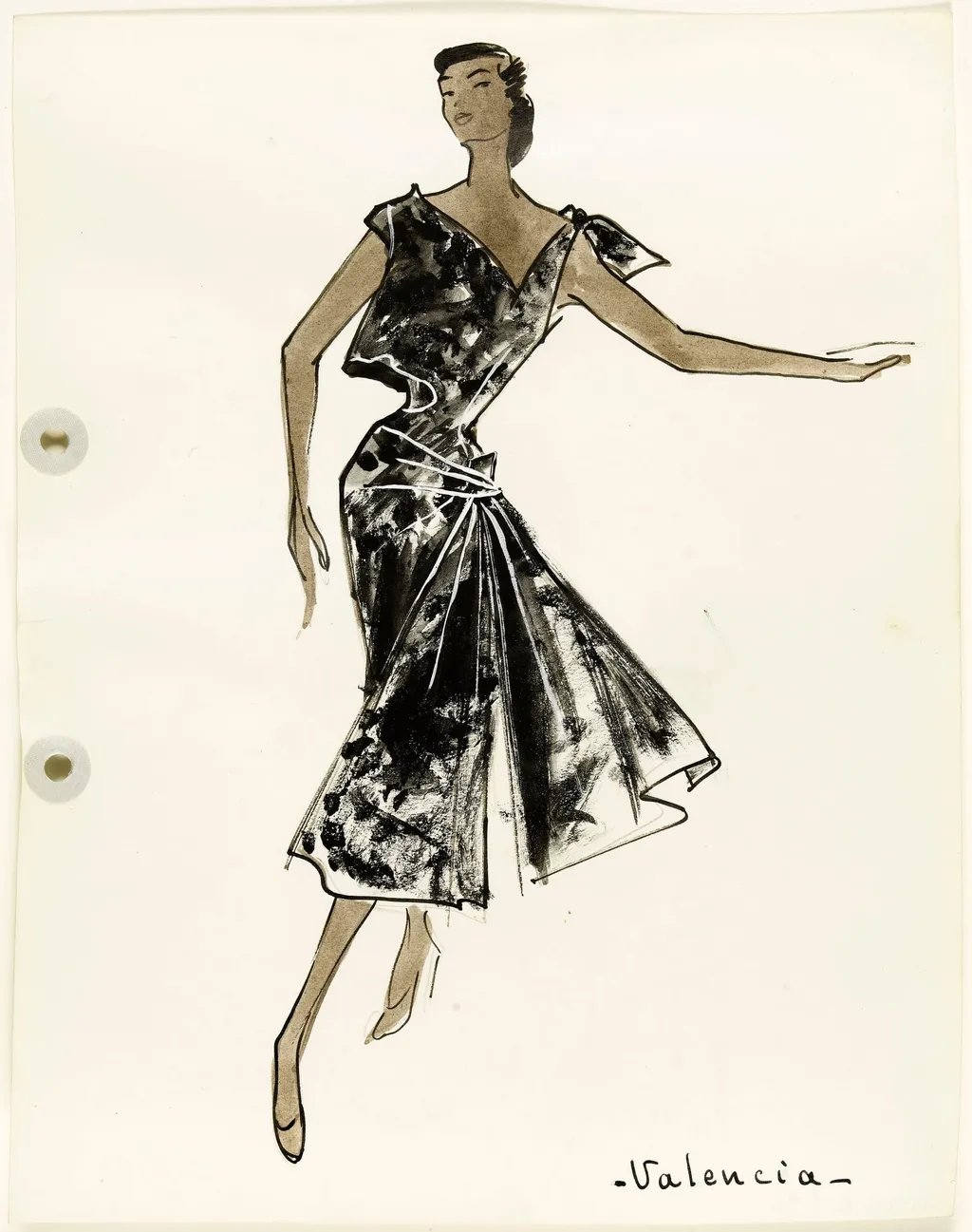 'Valencia', by Marie-Louise Carven, 1951