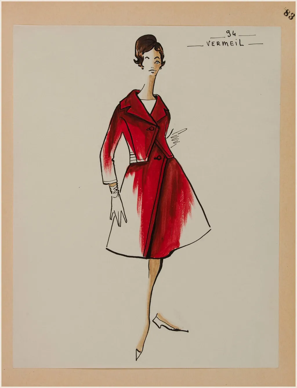 Vermeil, by Marie-Louise Carven, 1958